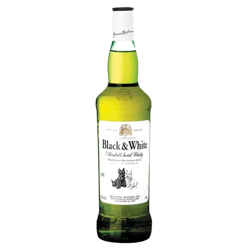 Black & White Blended Scotch Whisky Bottle 750ml