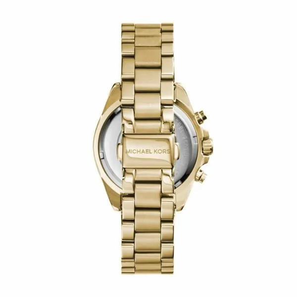 Michael Kors Women's Bradshaw Gold Round Stainless Steel Watch - MK5798