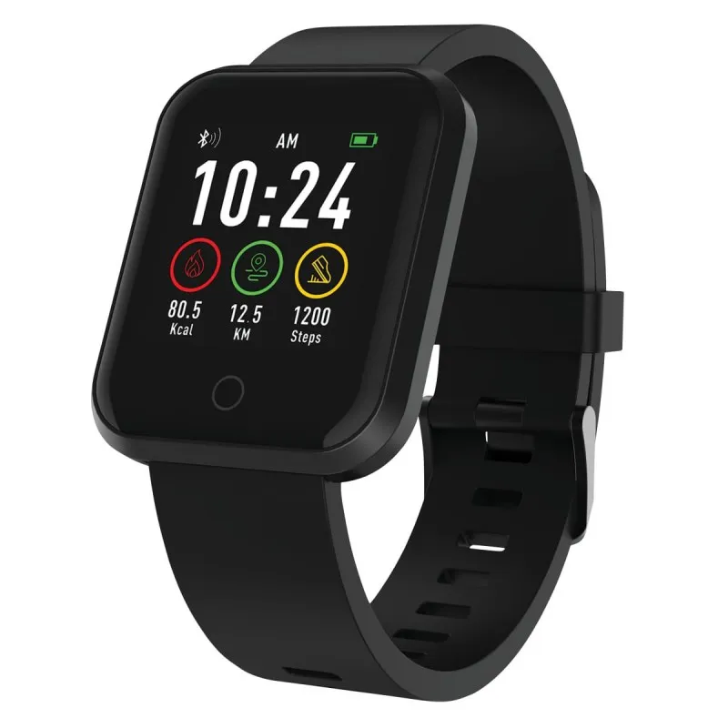 Volkano Active Tech Excel 2 Series Fitness Watch with HRM - Black