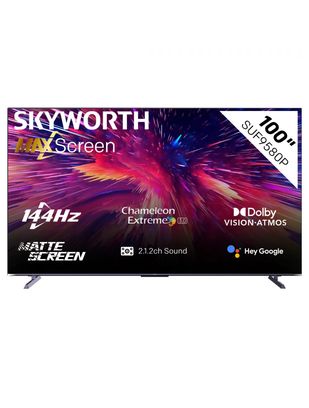 Skyworth 100"(254cm)4k Uhd Google Qled Tv 100suf958p