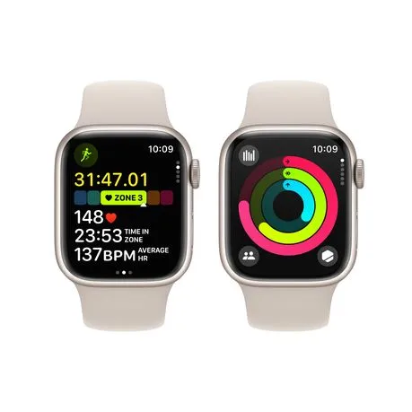 Apple Watch Series 9 GPS Aluminium Case with Sport Band (41mm) - M/L