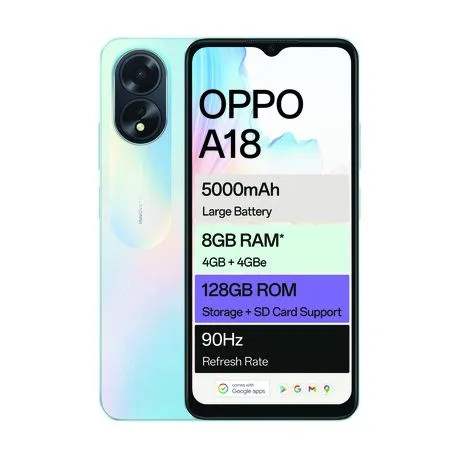 OPPO A18 128GB LTE Dual Sim - Glowing Blue