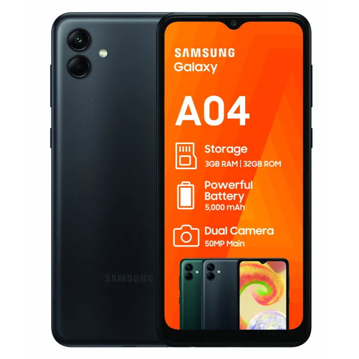 Samsung Galaxy A04 Dual Sim Black