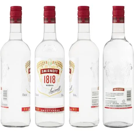 Smirnoff 1818 Original Vodka 43% ABV - 750ml