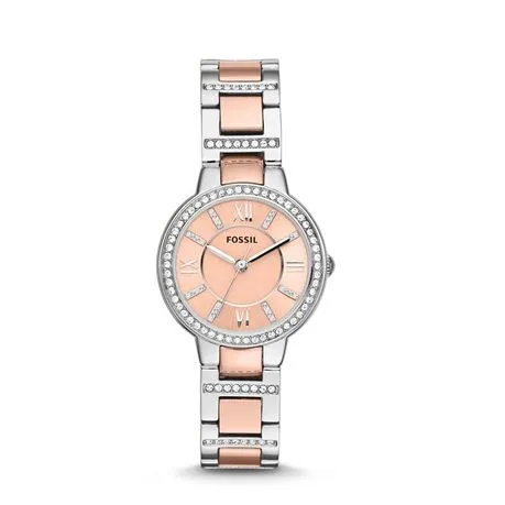 Fossil Ladies Virginia Multi Stainless Steel Strap Watch - ES3405