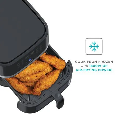 Berkart 5.5L Digital Air Fryer with Clear-View Window with Oven Light