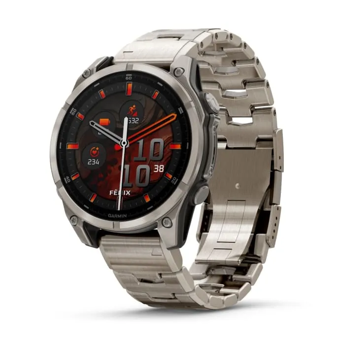 Garmin Fenix 8 47mm AMOLED Sapphire Multisport Smartwatch - Metal Strap | PLU1181132