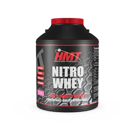 HMT 100% Whey Protein-Nitro Whey 3.2kg - Strawberry