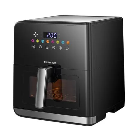 Hisense 8L Air Fryer with Digital Touch Control & Visible Cooking Window