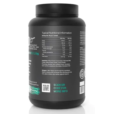 LVLX Premium Whey Vanilla Swirl 50 Servings 1.5kg