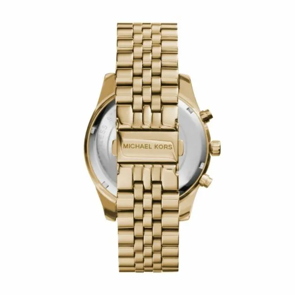 Michael Kors Men's Lexington Gold Round Stainless Steel Watch - MK8281