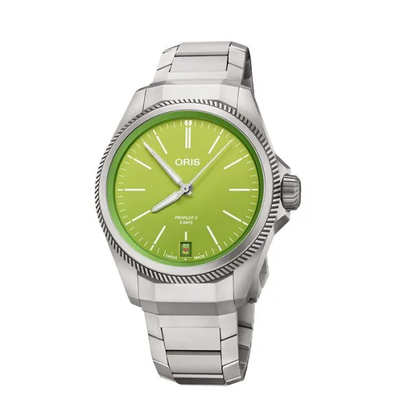 Oris Big Crown Propilot X Kermit Edition Titanium Watch