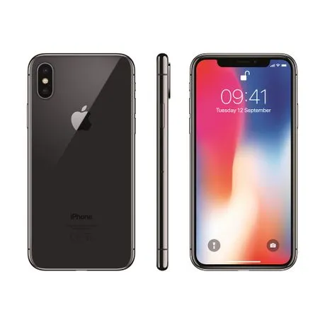 Apple iPhone X 64GB - Silver - Space Grey