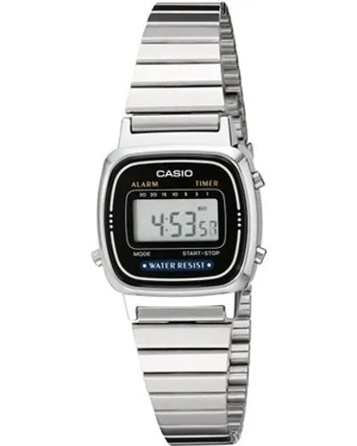 Casio Ladies Vintage Digital Wrist Watch (Silver)