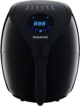 TAURUS Air Fryer With Timer Digital Plastic Black 3.6L 1400W "Fredigora Aire"