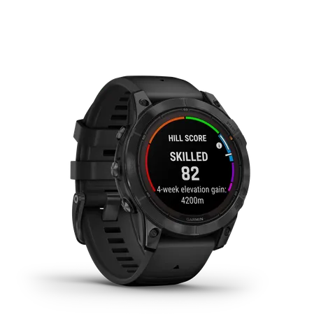 Garmin fenix 7 Pro, Solar Edition - Slate Grey with Black Silicone Band