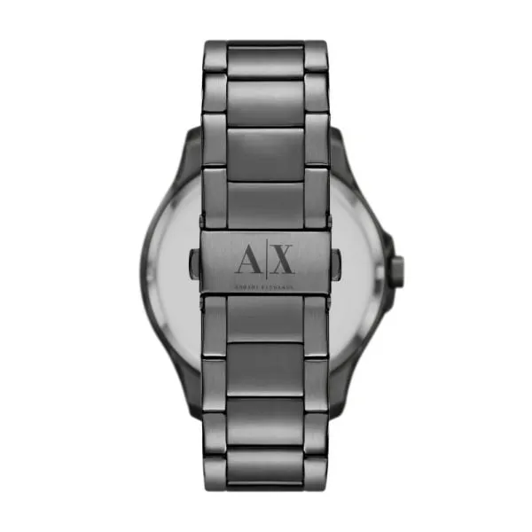 Armani Exchange Chronograph Gunmetal Stainless Steel Watch - AX2454