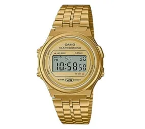 Casio Retro Gold Round Digital