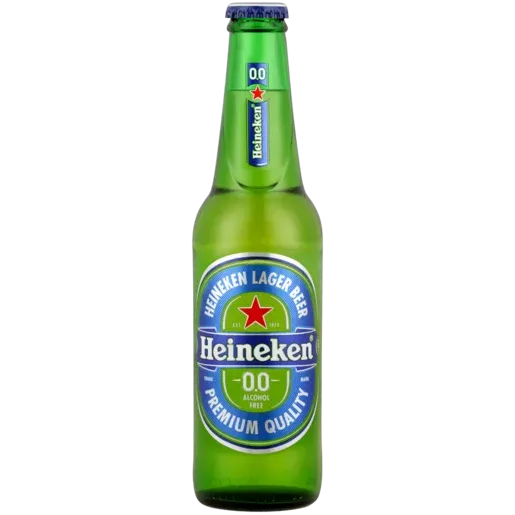 Heineken Non-Alcoholic Beer Bottle 330ml