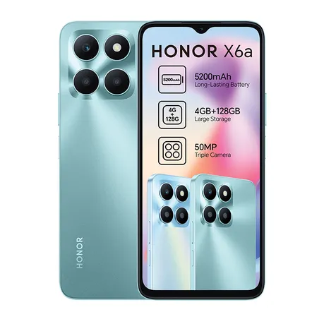 Honor X6a 128GB LTE Dual Sim 128GB - Cyan Lake