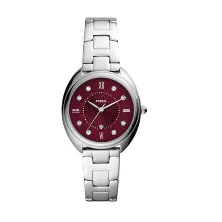 Fossil Gabby Womens Silver Stainless Steel Watch - ES5179SET