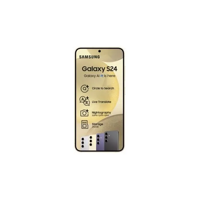 Samsung Galaxy S24 256GB Amber Yellow - SM-S921BZYCAFA