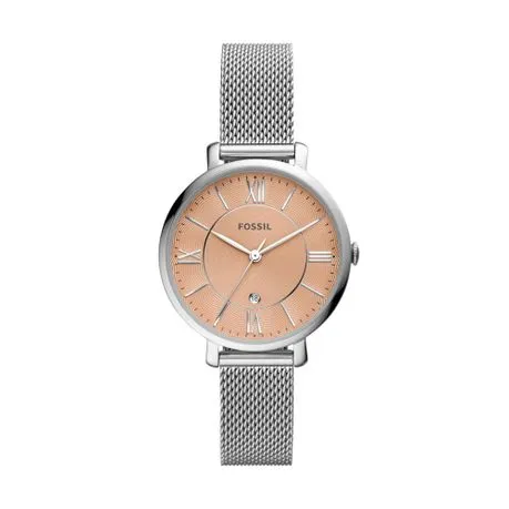 Fossil Womens Watches Jacqueline Womens Silver Watch-ES5089