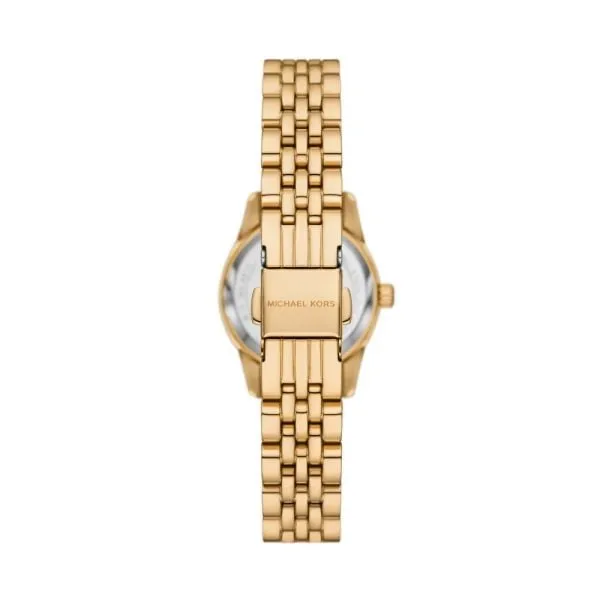 Michael Kors Lexington Three-Hand Gold-Tone Stainless Steel Watch - MK4813