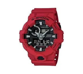 Casio G-Shock Men’s GA-700-4ADR Watch (Red)