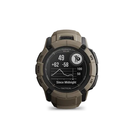 Garmin Instinct 2X Solar - Tactical Edition, Coyote Tan