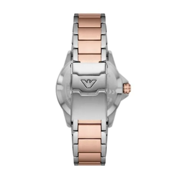 Emporio Armani GMT Dual Time Two-Tone Stainless Steel Watch - AR11591