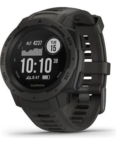 Garmin Instinct Rugged Outdoor Smart Watch (Graphite)