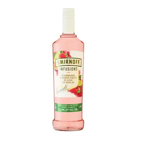 Smirnoff Infusions Rasberry, Passion Fruit & Lime 30% ABV - 750ml