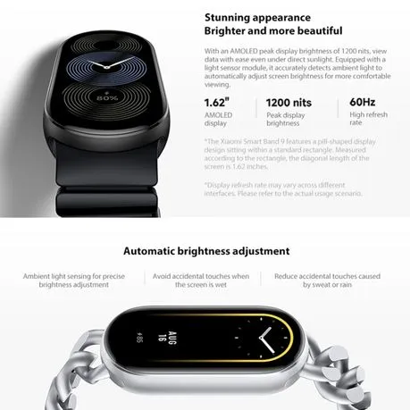 Xiaomi Smart Band 9 - Glacier Silver