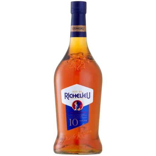 Richelieu 10 Year Old Brandy Bottle 750ml