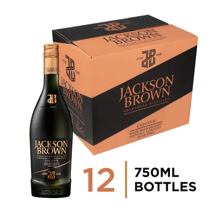 Jackson Brown Brandy Liqueur - 12 x 750ml (Case)