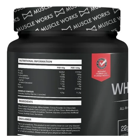 Muscle Works Whey-Bolic 900g Chocolate Ice Cream