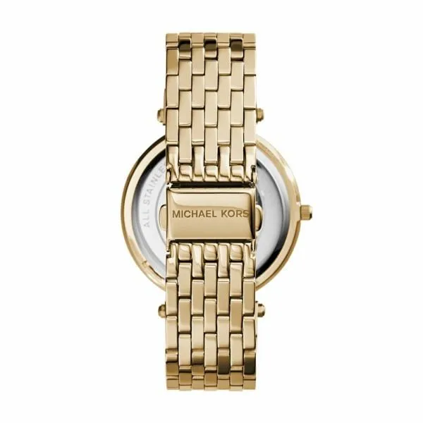 Michael Kors Women's Darci Gold Round Stainless Steel Watch - MK3191