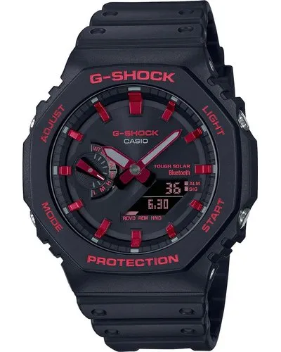 Casio G-Shock GA-B2100BNR Carbon Core Watch (Black | Red)