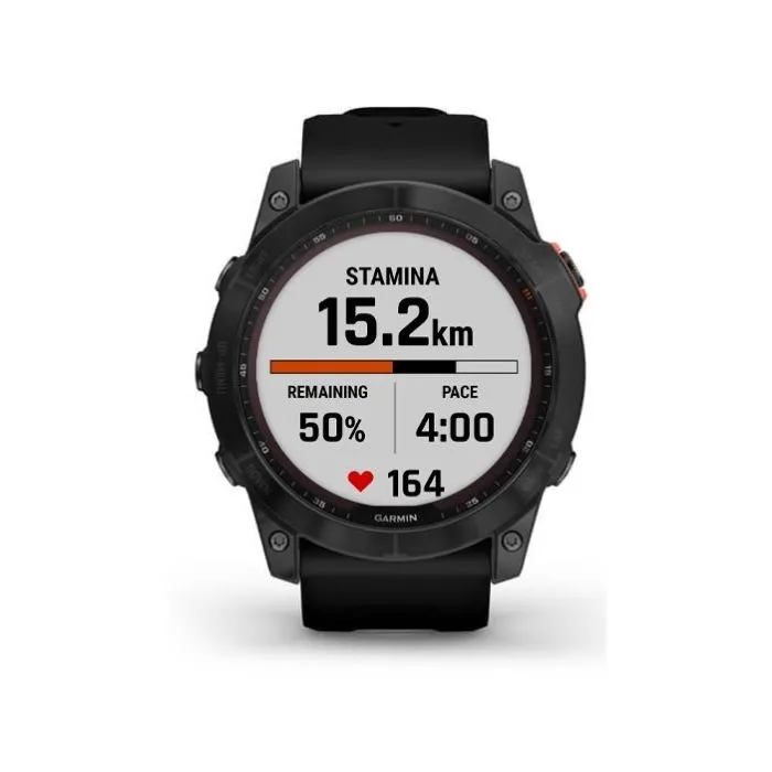 Garmin Fenix 7X Solar Smartwatch - Slate Grey With Black Band