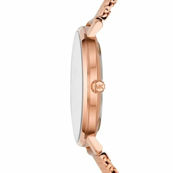 Michael Kors Women's Pyper Rose Gold Round Stainless Steel Watch - MK4340