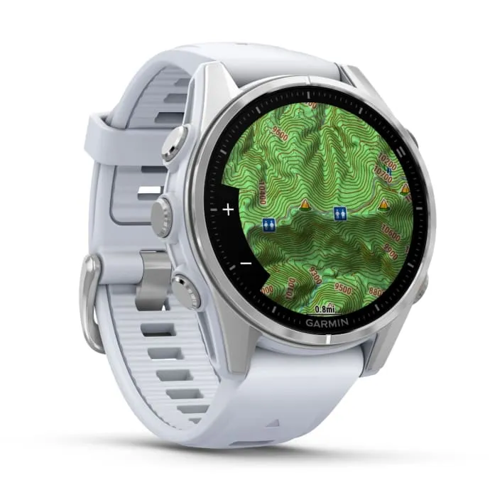 Garmin Fenix 8 43mm AMOLED Glass Multisport Smartwatch - Whitestone | PLU1181116