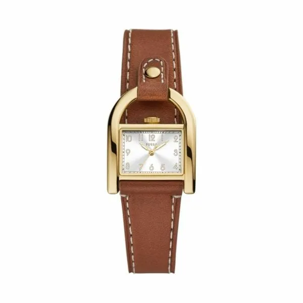 Fossil Women's Harwell Three-Hand Medium Brown Leather Watch - ES5264