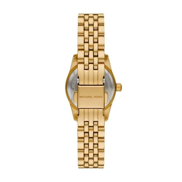 Michael Kors Women's Lexington Three-Hand, Gold-Tone Stainless Steel Watch - MK4741