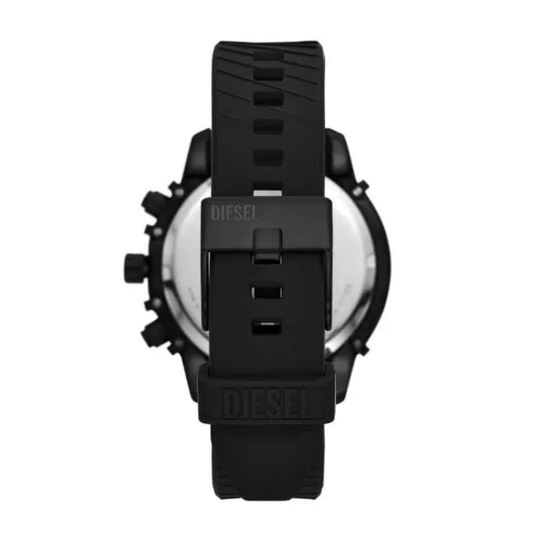 Diesel Men's Griffed Chronograph, Black Stainless Steel Watch and Bracelet Set - DZ4650SET