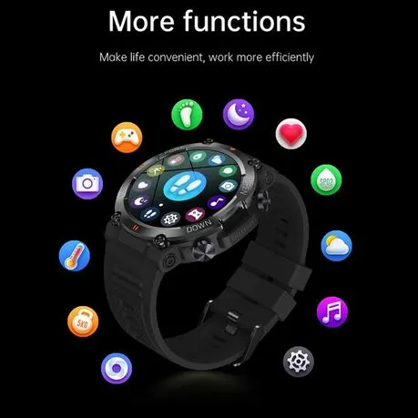 FocusFit K56 Smartwatch Fitness Tracker With Silicone Strap