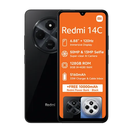 Xiaomi Redmi 14C 4G Dual Sim 128GB - Black