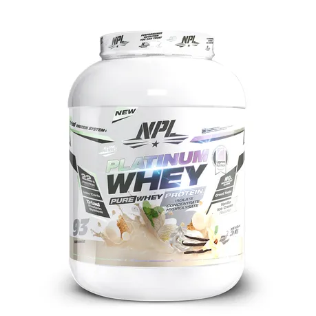 NPL Platinum Whey, Vanilla Ice Cream - 3kg