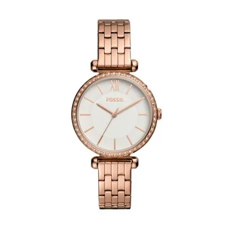 Fossil Tillie Rose Gold Stainless Steel Dress Watch-BQ3497