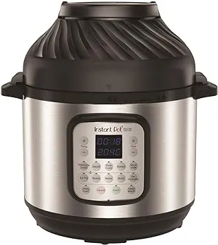 Instant Pot Duo Crisp Smart Pressure Cooker and Air Fryer, 6 Litre Capacity